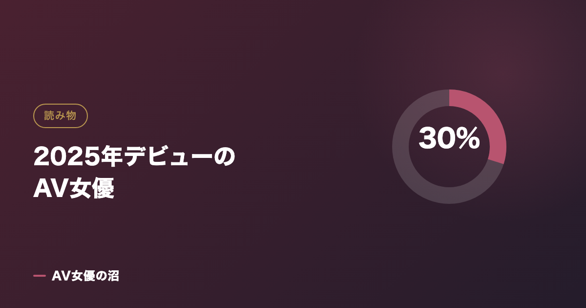 2025年デビューのAV女優