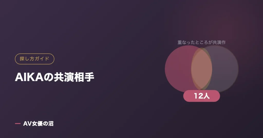 AIKAの共演相手（図版）