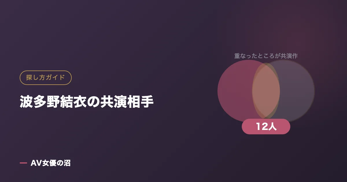波多野結衣の共演相手（図版）
